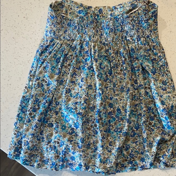 Floral strapless top - Picture 2 of 2